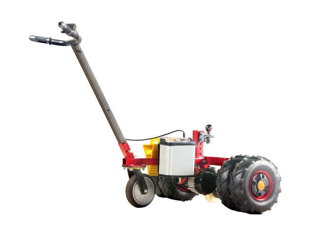 Tireur-Pousseur électrique 2000 kg - Attelage à boule - Moteur 800 W - Batterie Li-Ion - Autonomie 15 km - Idéal pour remorques Torros EWT2000