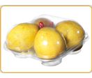 Emballages plastiques: boite plastique 4 fruits