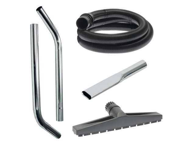 Kit flexible et suceurs antistatique Ø 38 mm / 4,5 m pour aspirateur poussière dryCAT 320 BAG-H Pro Cleancraft 7013641