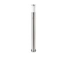 Borne de Jardin Acier Inoxydable avec Détecteur 110cm pour Ampoule E27 IP44 - Noir