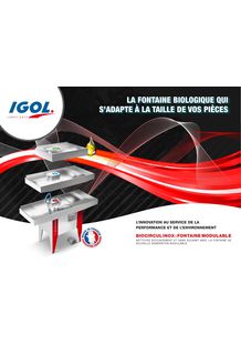 Fontaines de dégraissage sans solvant BIOCIRCUL INOX