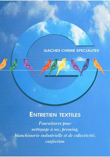 Catalogue Entretien Textile.