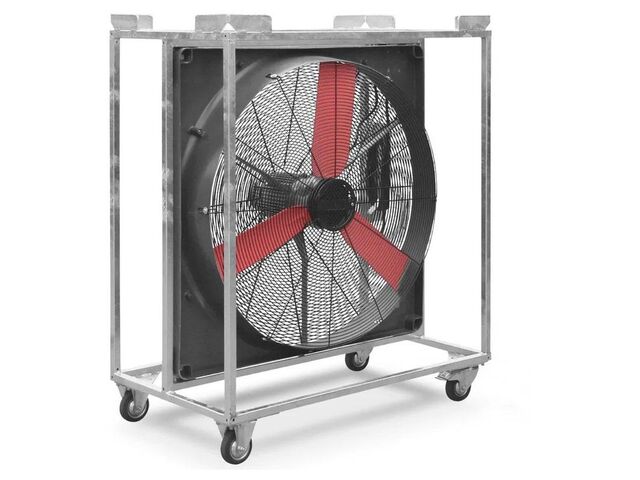 Brasseur d'air mobile sur châssis à roulettes électrique monophasé TTW 20000 - TROTEC