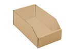 Bacs à bec carton kraft brun - 300x160x115 mm - 5.5 L - Éco-responsable