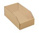 Bacs à bec carton kraft brun - 300x160x115 mm - 5.5 L - Éco-responsable