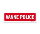 Panneau vanne police