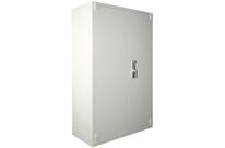 De Raat - Armoire forte grise - 1260x1950x550mm - 4 tablettes - Serrure à clé - 980L