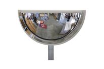 Kaptorama - Miroir de surveillance 1/4 sphère - Vision 180° Panoramique - Plexi+ Blanc - 460x250mm
