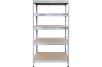 Manutan Expert - Rayonnage Léger Rapid 3 Évolution 1800x900x450 Zingué - 5 Tablettes 250kg/tablette - 10 ans Garantie