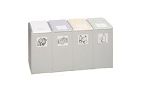 Poubelle Plastique Modulaire De Quatre Éléme Nts 40l