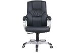 Manutan Expert - Fauteuil de direction Zit Noir - Ergonomique Télétravail - 120 kg Max
