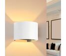 Applique Murale LED 6W IP54 Forme Arrondie - Blanc Neutre 4000K - 5500K / Blanc