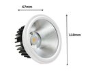 Pack de  10 - Ampoule LED AR111 20W COB Rond - Blanc Chaud 2300K - 3500K