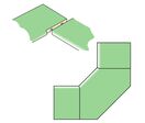 Gabarit conçu pour le fraisage des joints de plans de travail de cuisine avec tous les types de défonceuses 650 mm MW-Tech IWP650