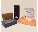Boîte e-commerce en carton ondulé à fermeture à oreilles