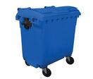 Manutan Expert - Conteneur 4 Roues 770L Bleu - Polyéthylène Recyclé 70% - Idéal Déchets