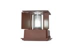 Applique Murale Couleur Cuir IP65 Cube pour Ampoule G9