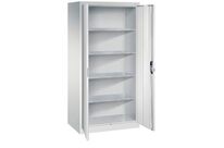 CP - Armoire d&amp;#039;atelier à portes battantes - H1950 x L930 x P600 mm - 4 tablettes, 450 kg max, livrée montée