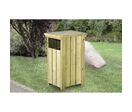 Poubelle en bois Alicante 80 litres - Pin du nord traité autoclave