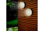 Applique Murale Noire Ronde LED IP65