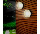 Applique Murale Noire Ronde LED IP65