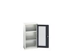 Armoire à portes transparentes VERSO - Hauteur 1000 mm