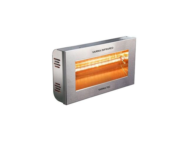 Chauffage radiant infrarouge électrique inox VARMA V400/20X5SS - STAR PROGETTI