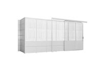 Porte Coulissante Tolee H=3000mm Larg=2 000mm Blanche