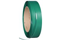 Manutan Expert - Feuillard Polyester Haute Résistance 250 kg - Vert - 2700m - Cerclage Palettisation Éco-responsable