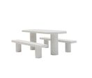 Table de pique nique béton accès PMR - Ovale