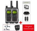 Pack : Motorola TLKR T80 + 2 Kits piéton + 2 Etuis