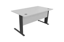 Table Droite L140x80 Gris Anthracite