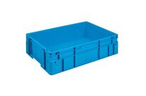 UTZ - Bac Eurotec Norme Europe 400x300x120mm 10L Bleu - Gerbable 500kg - Polypropylène Recyclable
