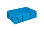 UTZ - Bac Eurotec Norme Europe 400x300x120mm 10L Bleu - Gerbable 500kg - Polypropylène Recyclable