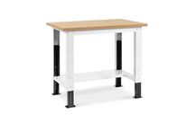 Etabli métal Fortis L.1024 mm bois gris réglable