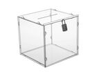 Urne Transparente avec cadenas 20x21x21 cm