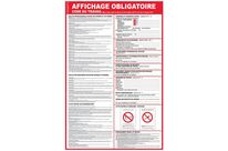 Panneau Affichage Obligatoire Code Du Travail - 4600x400mm