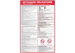 Panneau Affichage Obligatoire Code Du Travail - 4600x400mm