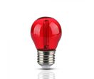 Ampoule LED E27 Filament 2W G45 - Rouge