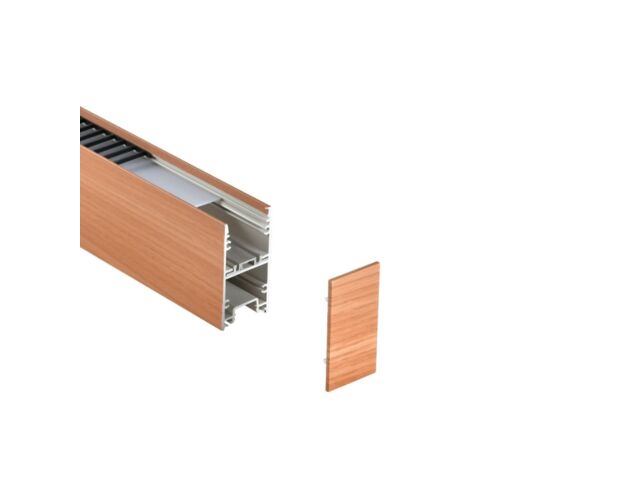 Suspension Linéaire 38W Effet Bois CCT - 2800K/4500K/6000K