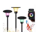 Spot Solaire Connecté à piquer UFO RGBW IP65 60cm (Lot de 4)