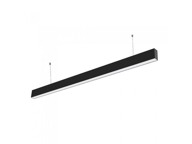 Suspension Linéaire LED 120cm 40W Interconnectable - Noir