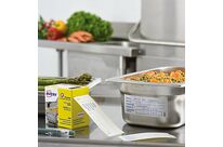 Étiquette de traçabilité alimentaire pré-imprimée AVERY® - Type d'adhésif AMOVIBLE