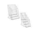 Porte-brochure Comptoir 8 cases 1/3.A4 mixte
