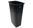 Manutan Expert - Poubelle de tri sélectif 80L Noir - Plastique Polypropylène - Recyclable et Recyclé - 10 ans Garantie