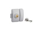 THIRARD - Verrou pour porte d'entrée vitrée Universel 6 goup.45 mm blanc