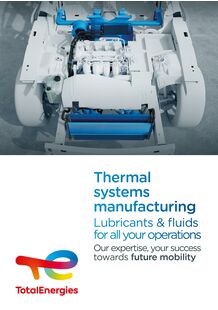 Fabrication de systèmes thermiques, lubrifiants et fluides pour toutes vos opérations