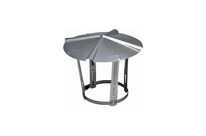 Chapeau de Couverture Ø 200 mm Tubage flexible Inox - pour Fioul/Gaz intérieur -