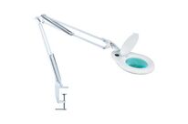 Manutan Expert - Lampe Loupe LED 650lm Pince-Étau 1.75x 9W Blanc - Éclairage Précis et Puissant