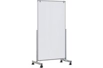 Maul - Tableau blanc mobile pro easy2move - 180x100 cm - Magnétique et Laqué - Aluminium